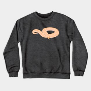 Albino Kenyan Sand Boa Crewneck Sweatshirt